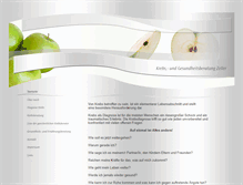 Tablet Screenshot of krebs-und-gesundheitsberatung.de